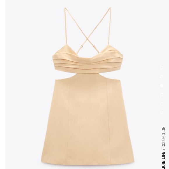 NEW Zara linen cut out dress - Picture 3 of 7